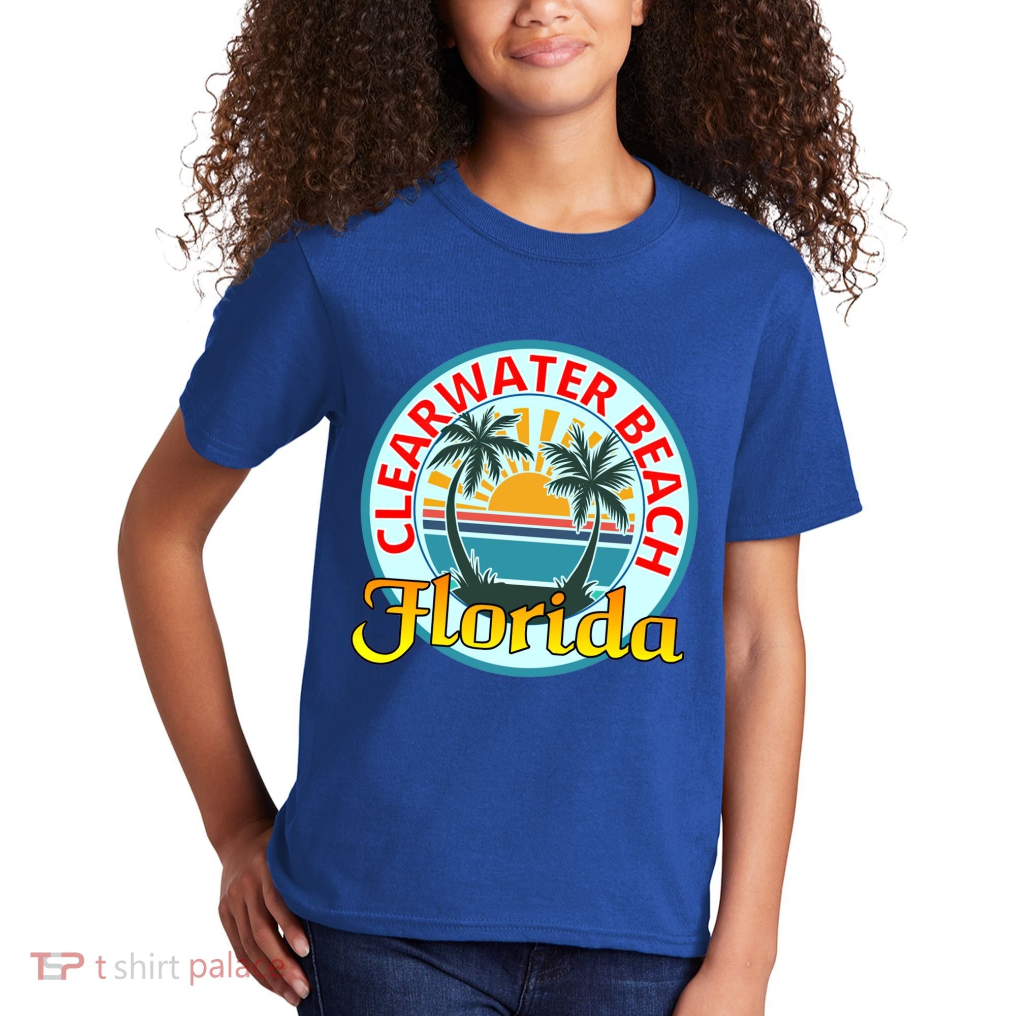 Beach Please Clearwater Beach Florida Beach Spring Break Cute Gift Kids T-Shirt