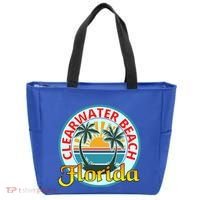 Beach Please Clearwater Beach Florida Beach Spring Break Cute Gift Tote Bag thumb 0