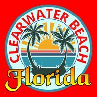 Beach Please Clearwater Beach Florida Beach Spring Break Cute Gift Santa Hat thumb 1