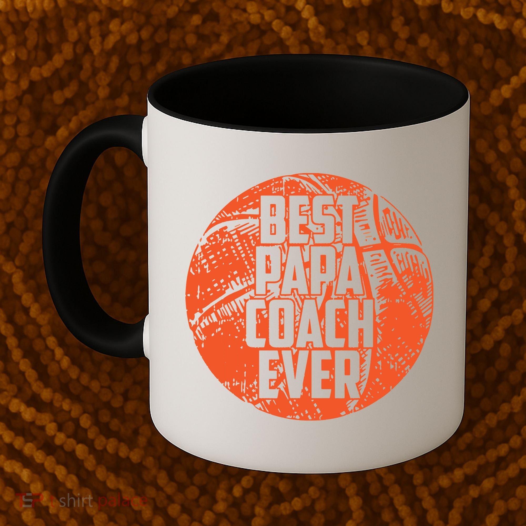 Best Papa Coach Ever Basketball Cool Sports Team Dad Father Coffee Mug