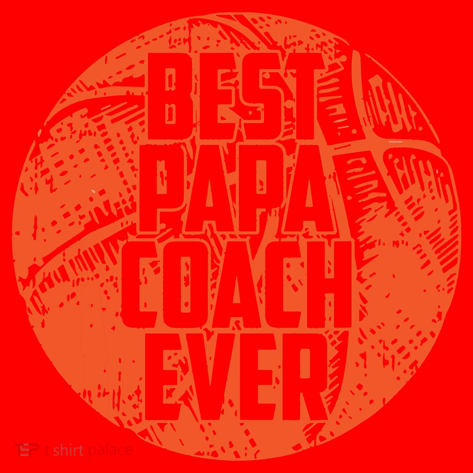 Best Papa Coach Ever Basketball Cool Sports Team Dad Father Santa Hat