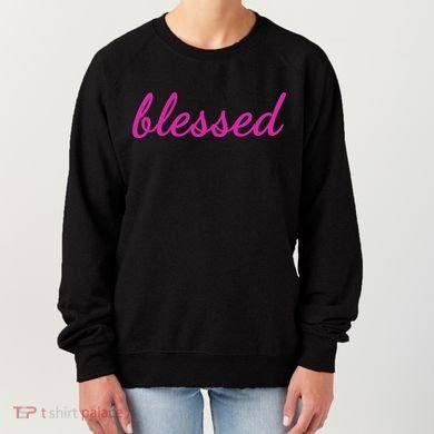Blessed Pink Christian Women's Sweatshirt