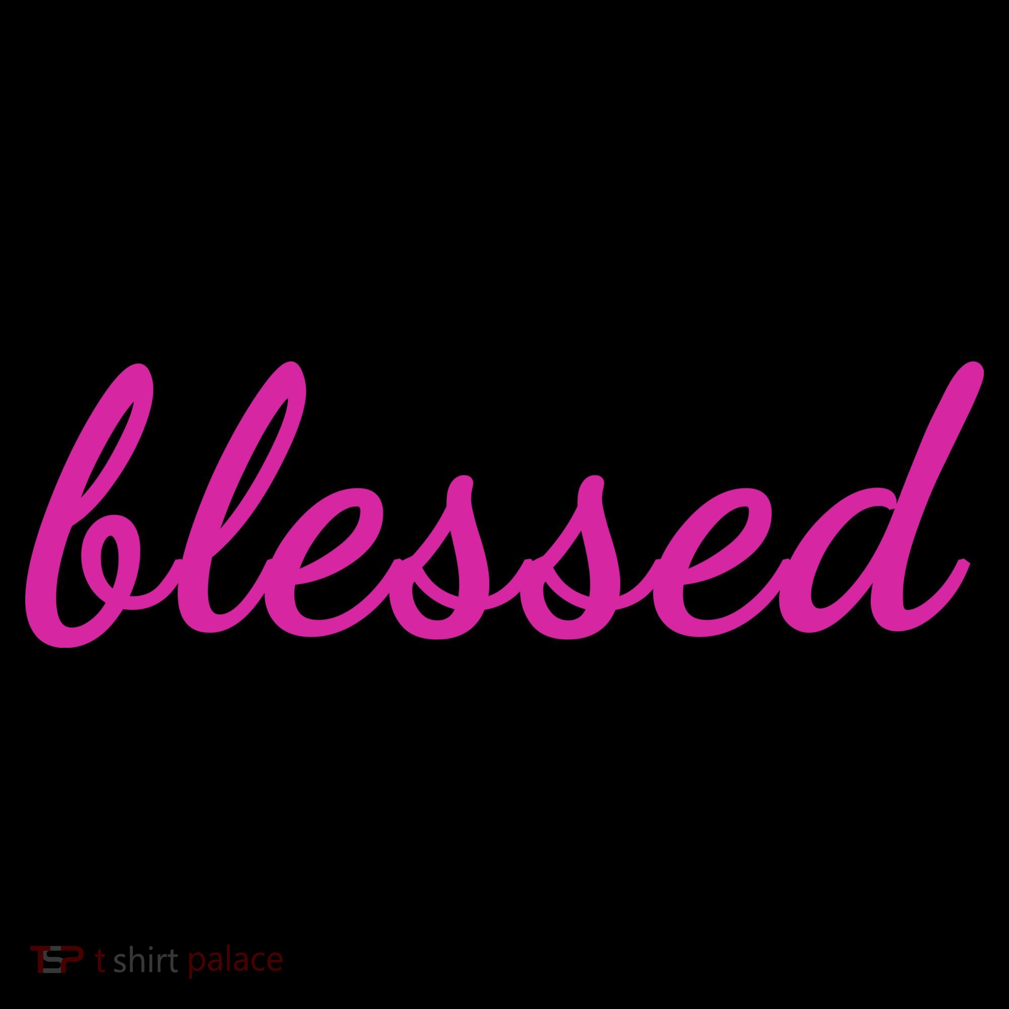 Blessed Pink Christian Toddler Hoodie