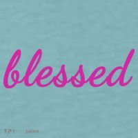 Blessed Pink Christian Sueded Cloud Jersey T-Shirt thumb 2
