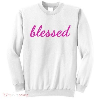 Blessed Pink Christian Sweatshirt