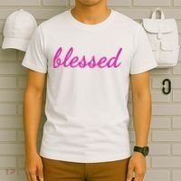 Blessed Pink Christian T-Shirt thumb 6