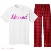 Blessed Pink Christian Pajama Set thumb 0