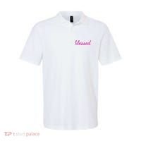 Blessed Pink Christian Polo thumb 0