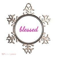 Blessed Pink Christian Ornament thumb 0