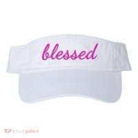 Blessed Pink Christian Visor thumb 0