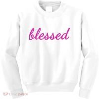 Blessed Pink Christian Kids Sweatshirt thumb 0