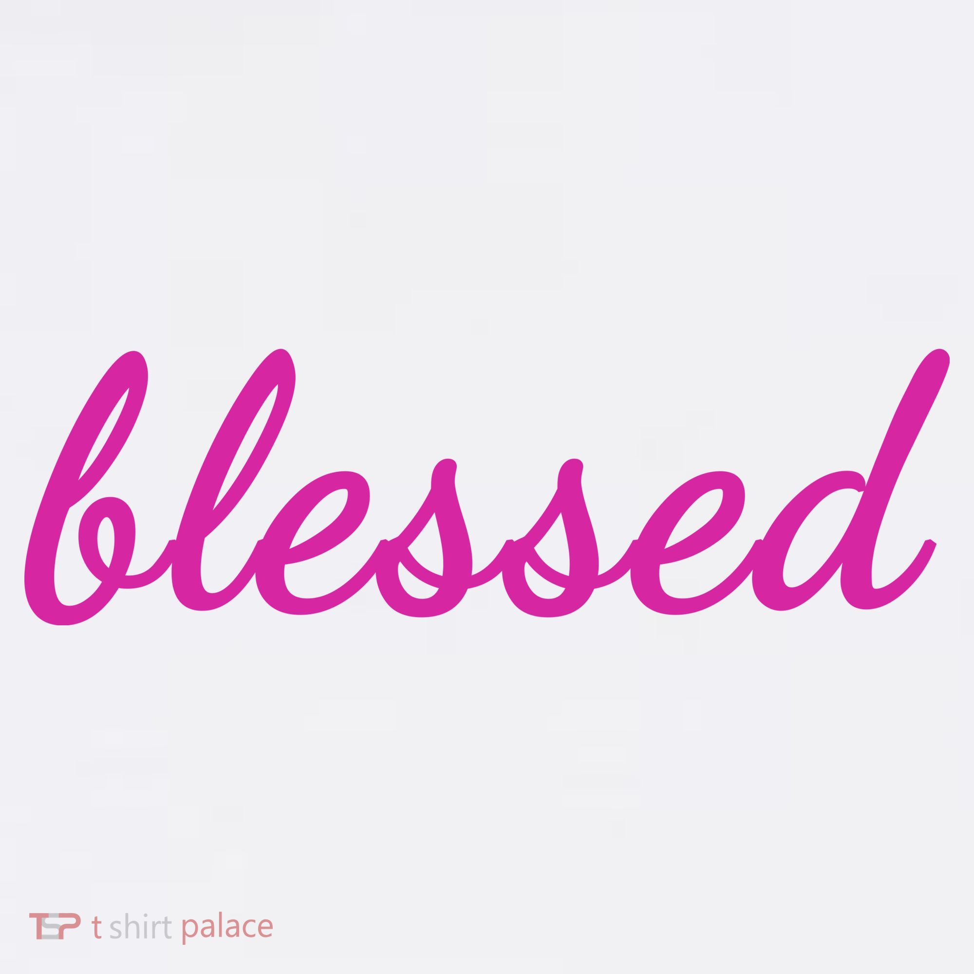Blessed Pink Christian Kids Sweatshirt