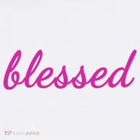 Blessed Pink Christian Kids T-Shirt thumb 4