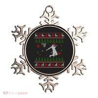 Basketball Player Christmas Cool Ugly Xmas Santa Reindeer Gift Ornament thumb 0