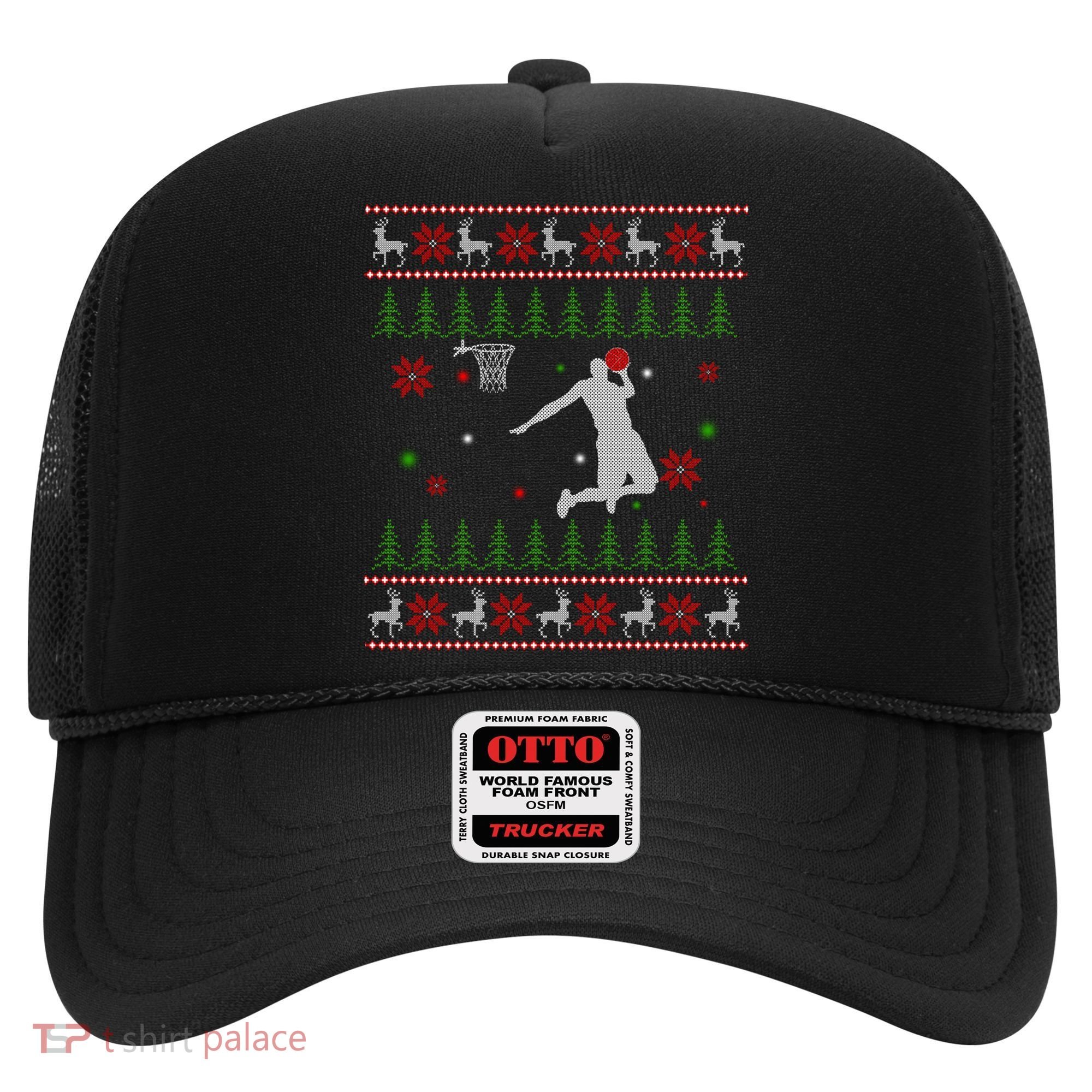 Basketball Player Christmas Cool Ugly Xmas Santa Reindeer Gift Hat