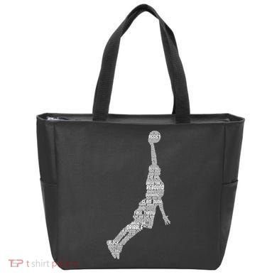 Basketball Player Coach Tote Bag