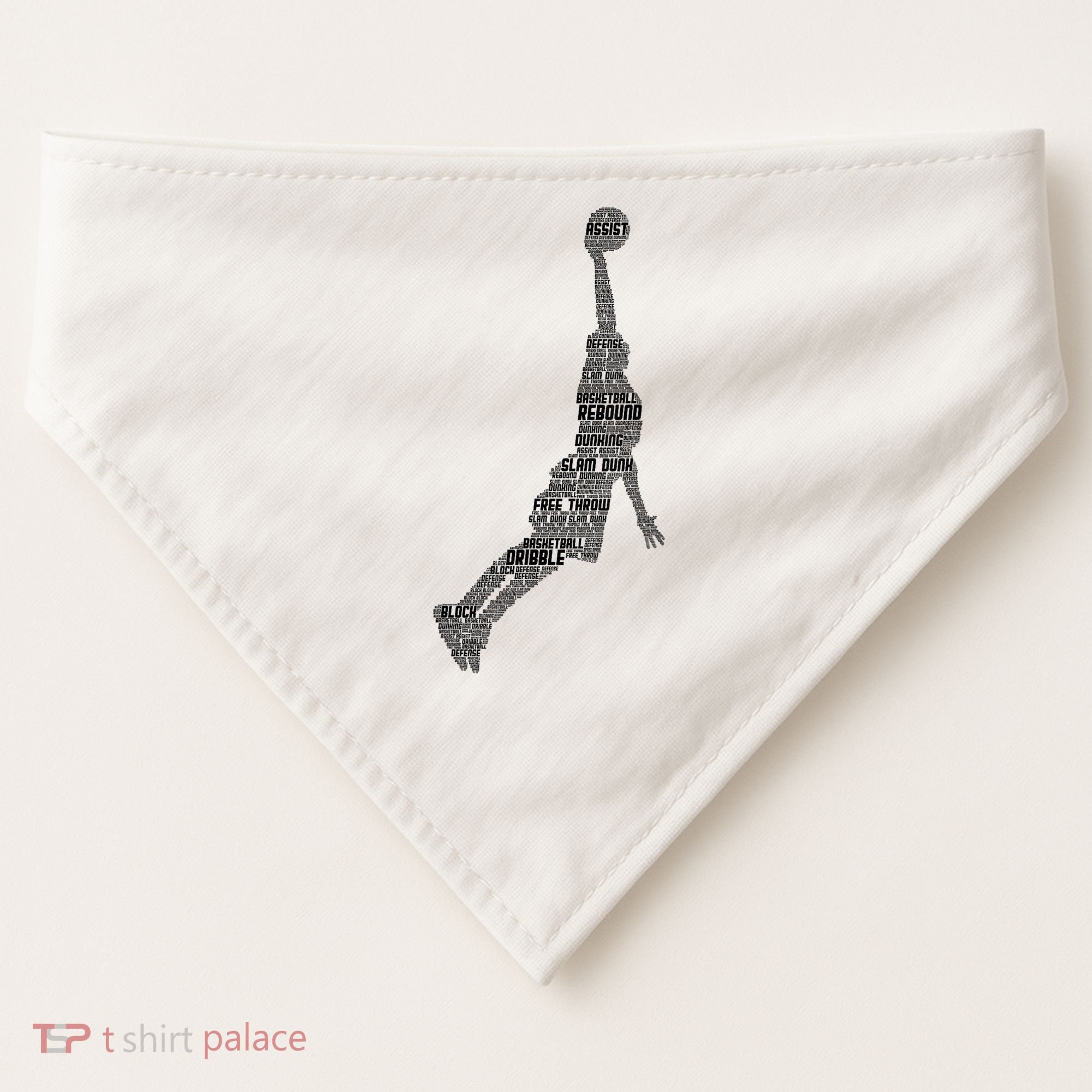Basketball Player Coach USA-Made Doggie Bandana