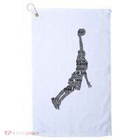 Basketball Player Coach Golf Towel thumb 0