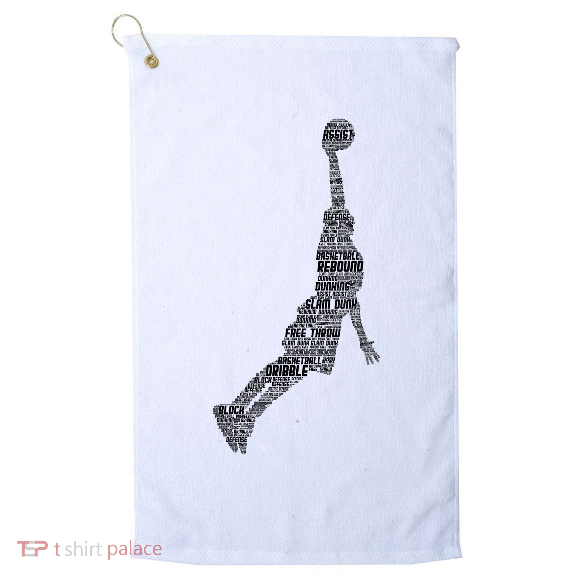 Basketball Player Coach Golf Towel