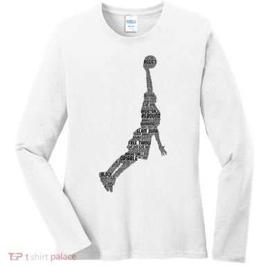Basketball Player Coach Women's Long Sleeve Shirt