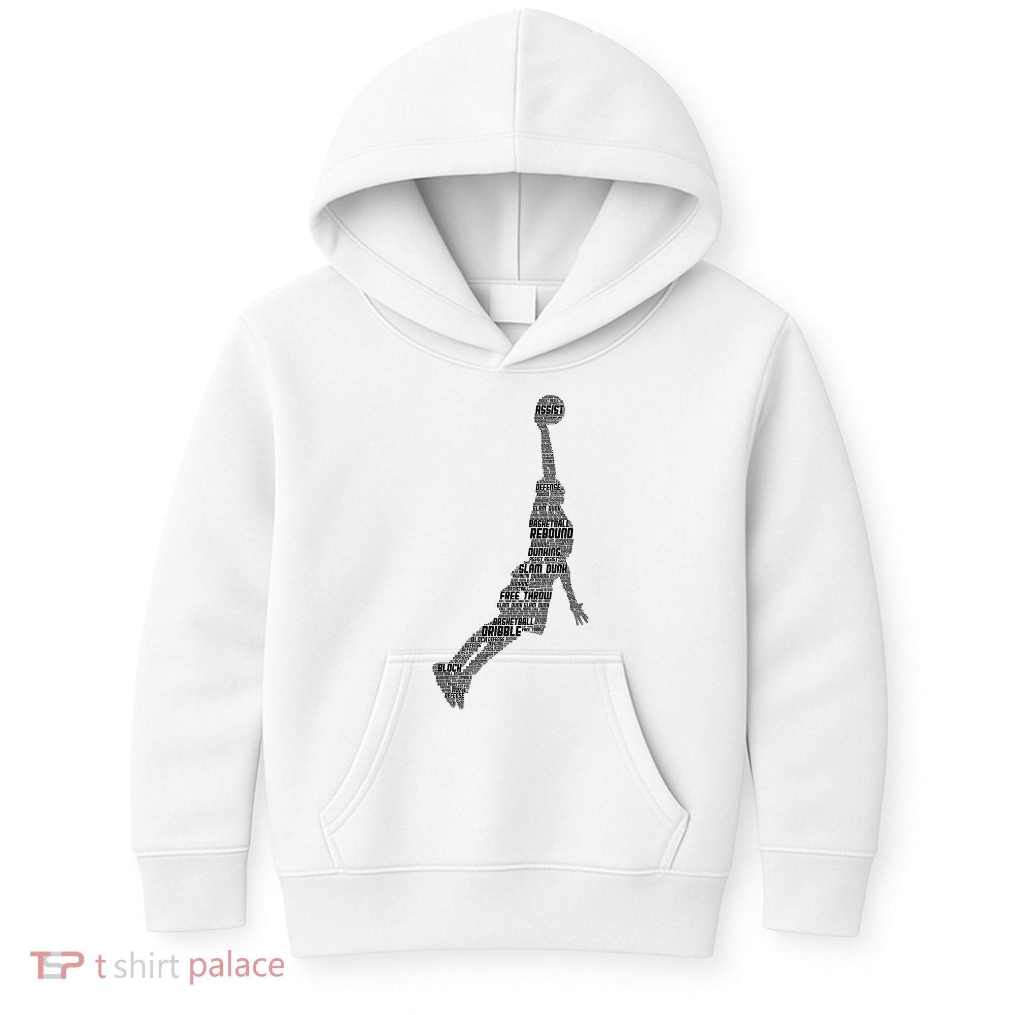 Basketball Player Coach Kids Hoodie