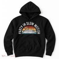 Best Pontoon Captain Gifts Boat Party In Slow Motion Hoodie thumb 0