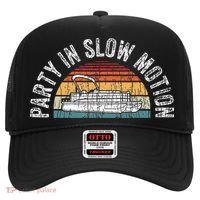 Best Pontoon Captain Gifts Boat Party In Slow Motion Hat thumb 0