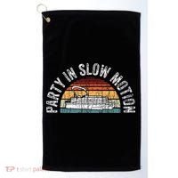 Best Pontoon Captain Gifts Boat Party In Slow Motion Golf Towel thumb 0