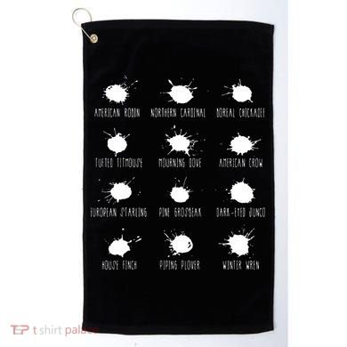 Birds Poops Chart Golf Towel