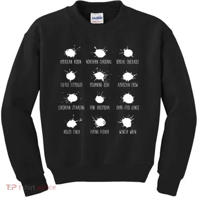 Birds Poops Chart Kids Sweatshirt