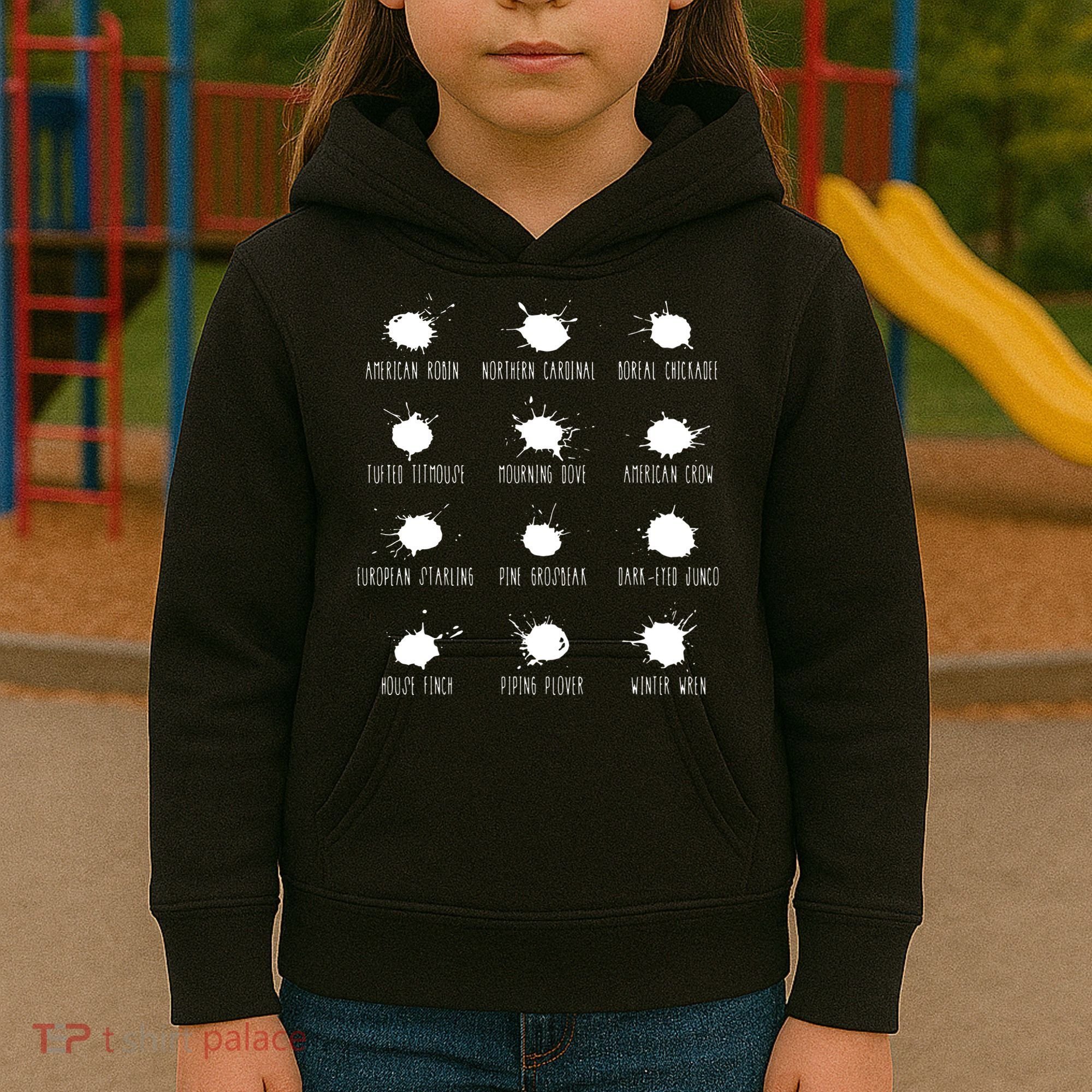 Birds Poops Chart Kids Hoodie