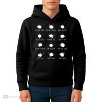 Birds Poops Chart Kids Hoodie thumb 4