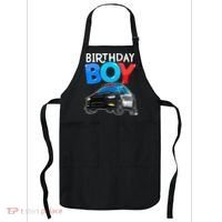 Birthday Police Car Policeman Theme Birthday Apron thumb 0