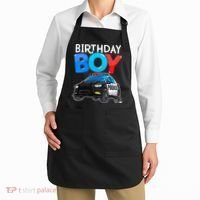 Birthday Police Car Policeman Theme Birthday Apron thumb 2