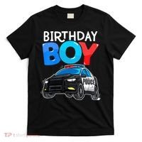 Birthday Police Car Policeman Theme Birthday T-Shirt thumb 0