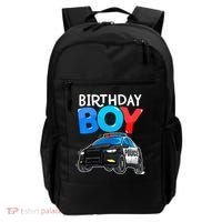 Birthday Police Car Policeman Theme Birthday Backpack thumb 0
