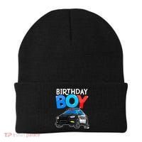 Birthday Police Car Policeman Theme Birthday Beanie thumb 0