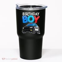 Birthday Police Car Policeman Theme Birthday Tumbler thumb 0