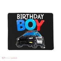 Birthday Police Car Policeman Theme Birthday Mousepad thumb 0