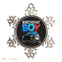 Birthday Police Car Policeman Theme Birthday Ornament thumb 0