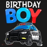 Birthday Police Car Policeman Theme Birthday Visor thumb 3