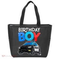Birthday Police Car Policeman Theme Birthday Tote Bag thumb 0
