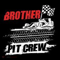 Brother Pit Crew Car Racing Checkered Flag Racer Matching Bucket Hat thumb 4