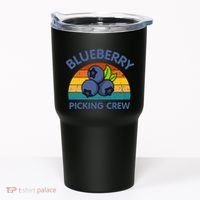 Blueberry Picking Crew Cute Family Blueberries Summer Fruit Tumbler thumb 0