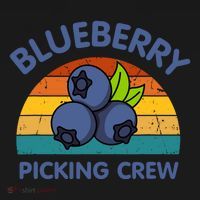 Blueberry Picking Crew Cute Family Blueberries Summer Fruit Ornament thumb 1