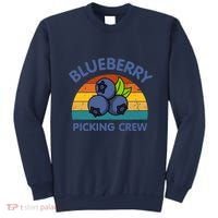 Blueberry Picking Crew Cute Family Blueberries Summer Fruit Sweatshirt thumb 0