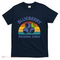Blueberry Picking Crew Cute Family Blueberries Summer Fruit T-Shirt thumb 0
