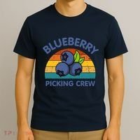 Blueberry Picking Crew Cute Family Blueberries Summer Fruit T-Shirt thumb 3