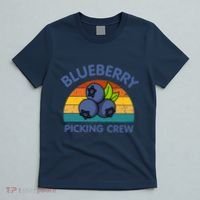 Blueberry Picking Crew Cute Family Blueberries Summer Fruit T-Shirt thumb 5