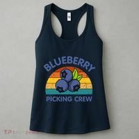Blueberry Picking Crew Cute Family Blueberries Summer Fruit Women's Tank Top thumb 3